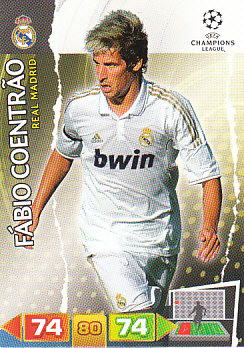 Fabio Coentrao Real Madrid 2011/12 Panini Adrenalyn XL CL #225
